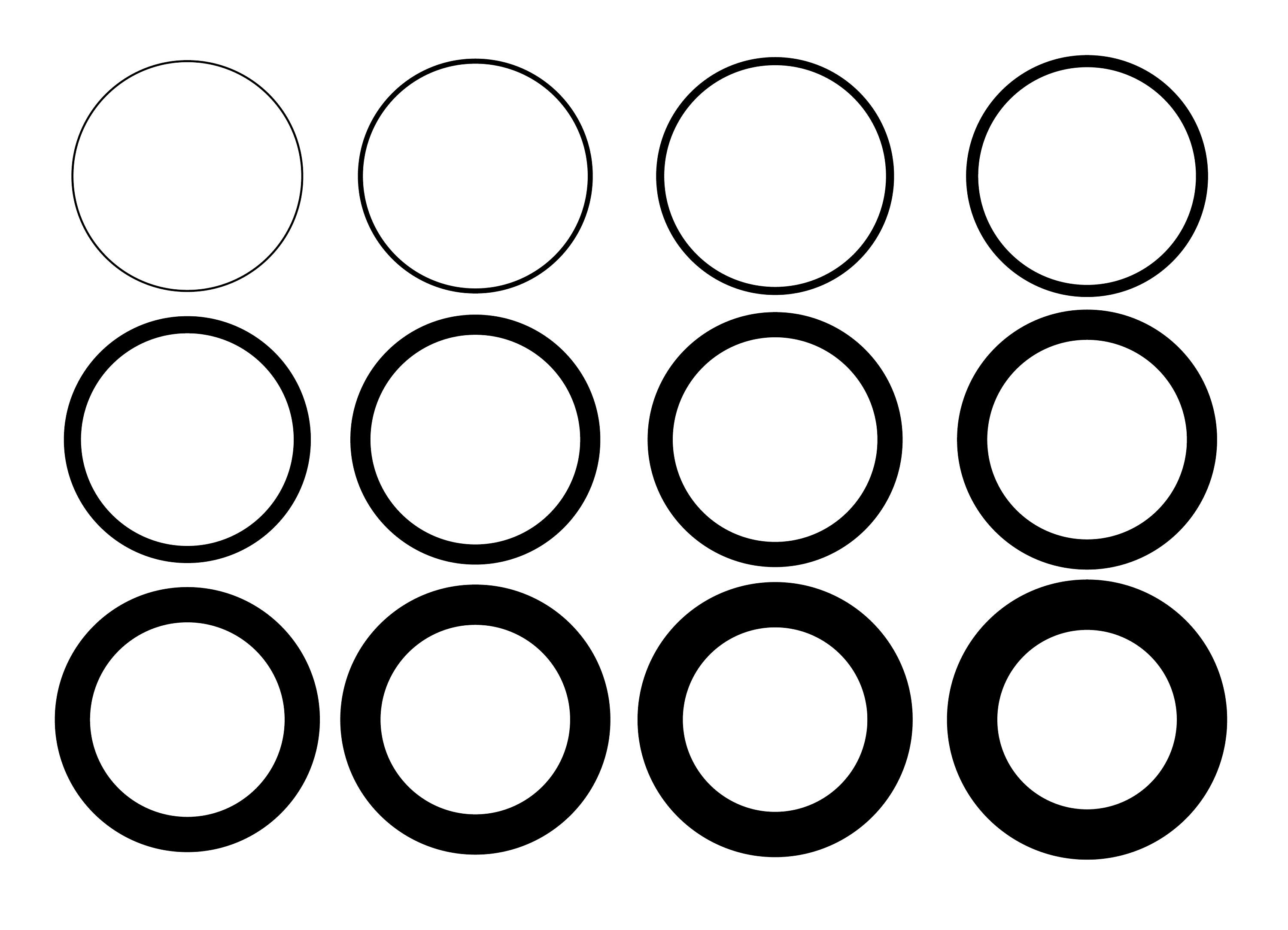 CUTFILE/Printable Circle Stencils ( 2 versions) - Payhip