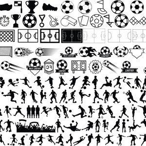 SOCCER SVG Bundle, SOCCER Svg Cut Files for Cricut, Soccer Clipart ...