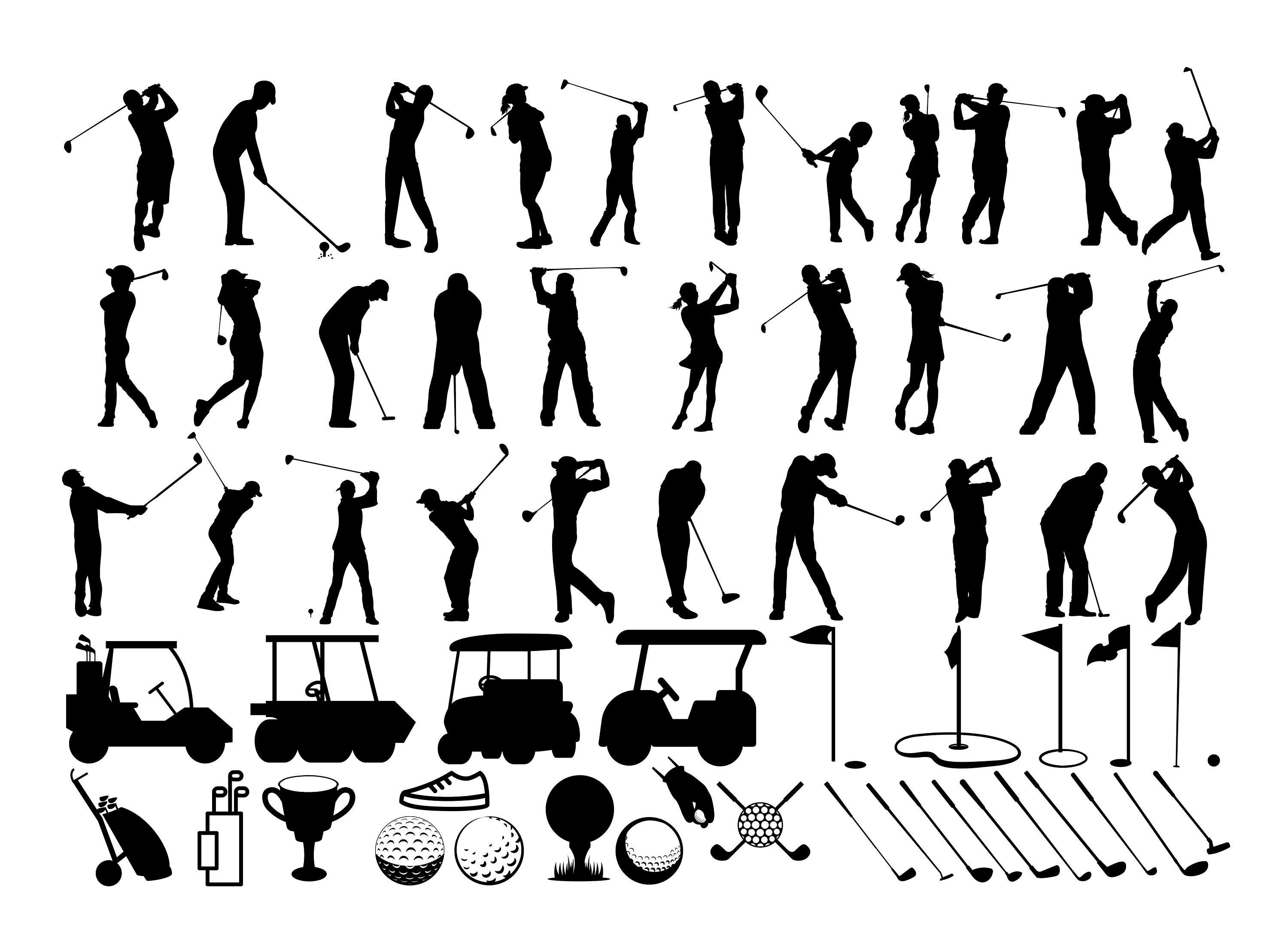 GOLF SVG Bundle GOLF Clipart Golf Svg Cut Files for Cricut - Etsy
