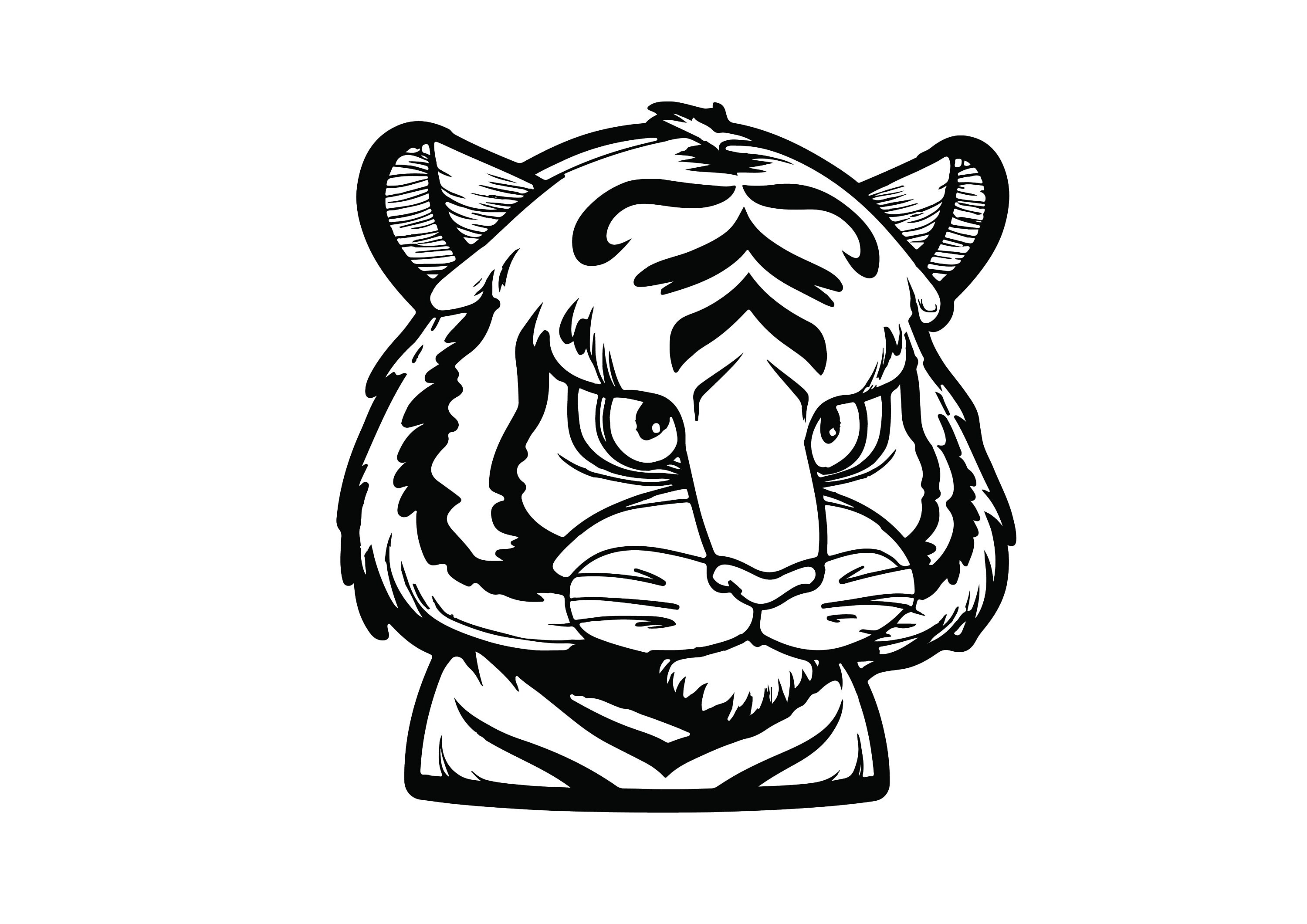 How To Draw A Cute Tiger Face how-to-draw-a-cute-tiger-face