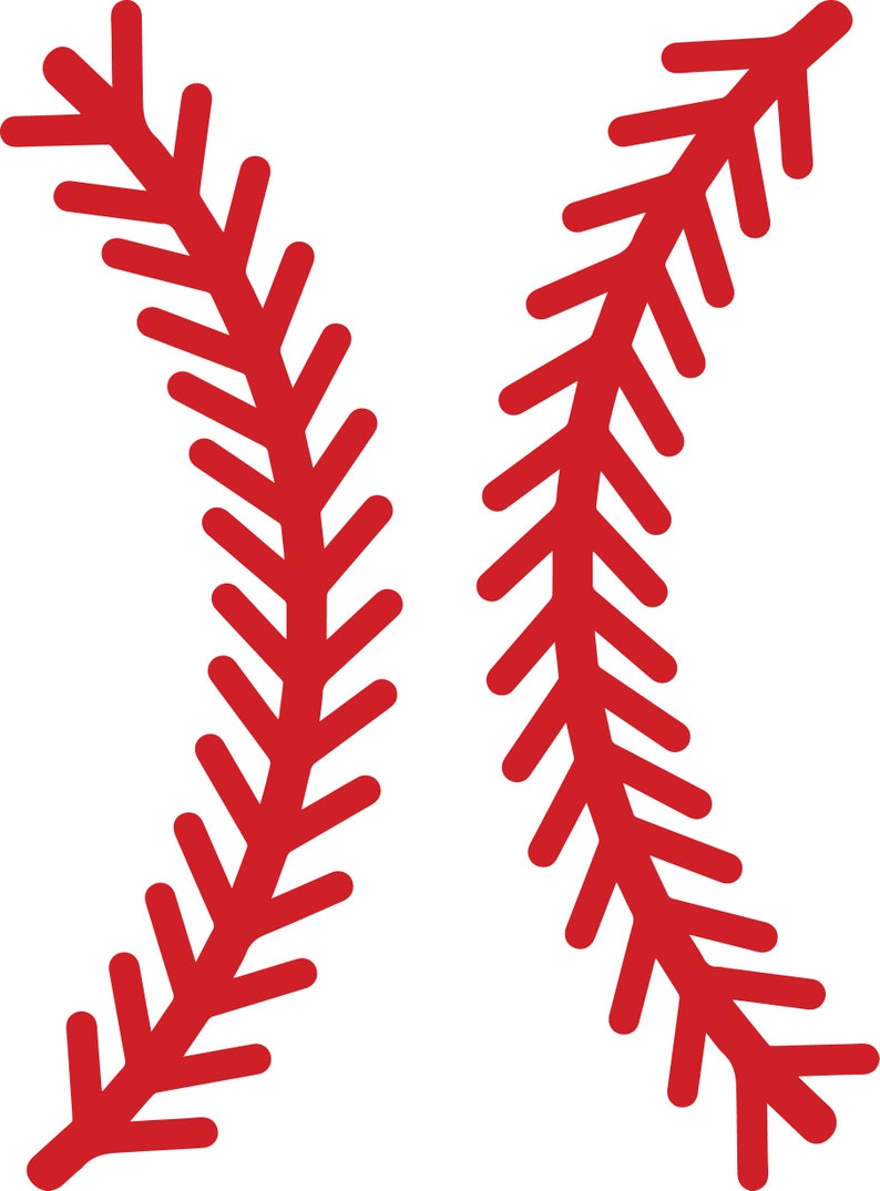 Download BASEBALL STITCHES SVG Bundle Baseball Stitches Clipart | Etsy