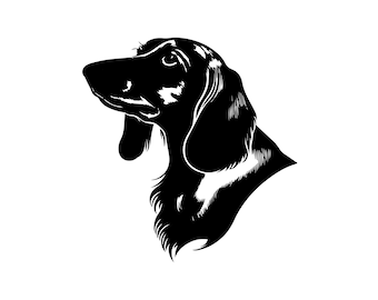 DACHSHUND Dog SVG, DACHSHUND Clipart, Dachshund Svg Files For Cricut, Dachshund Silhouette Svg, Dog svg