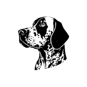 POINTER Dog SVG, POINTER Clipart, Pointer Svg Files For Cricut, Pointer Silhouette Svg, Dog svg
