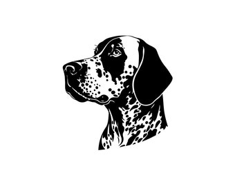 POINTER Dog SVG, POINTER Clipart, Pointer Svg Files For Cricut, Pointer Silhouette Svg, Dog svg