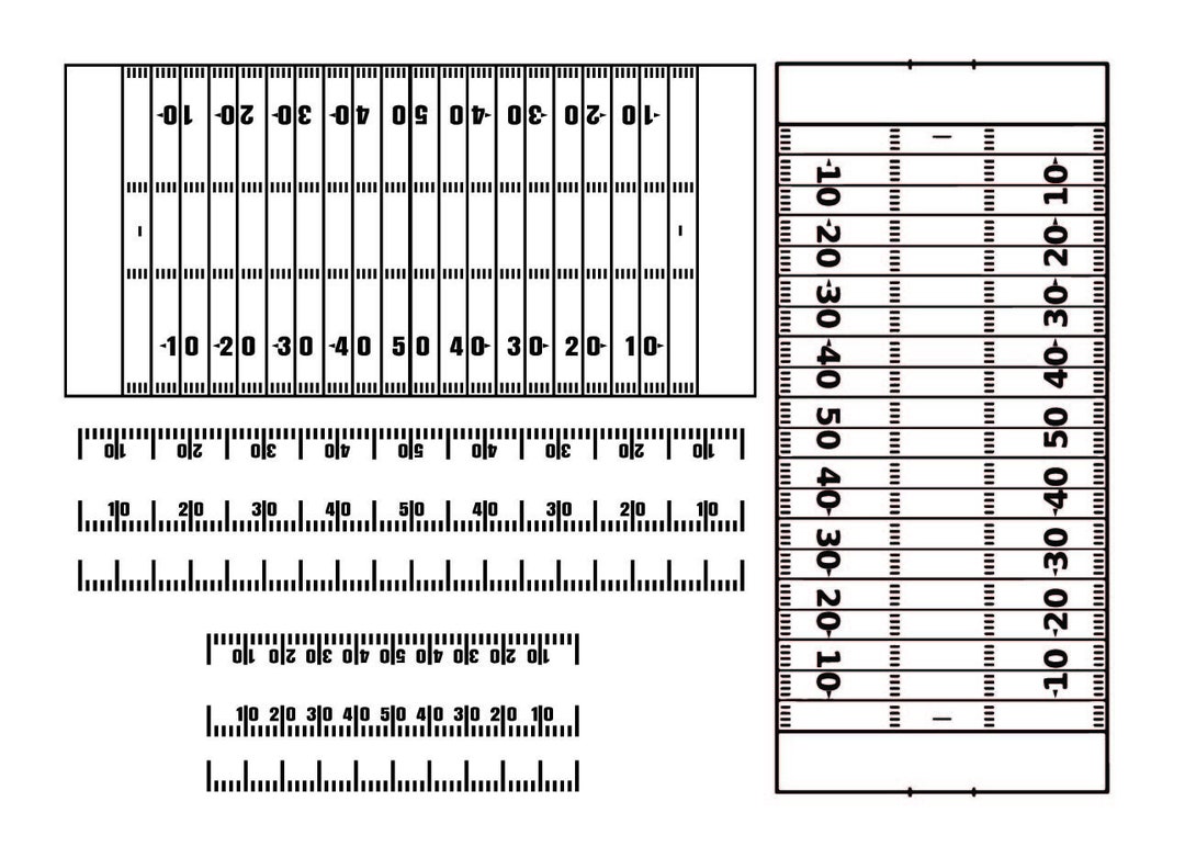 FOOTBALL YARD LINE Svg, Yard Line Svg, Football Field Svg, Yard Line