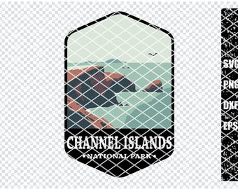 CHANNEL ISLANDS NATIONAL Park Svg, Channel Islands Park Svg Files For Cricut, Channel Islands Clipart, Laser Cut Files