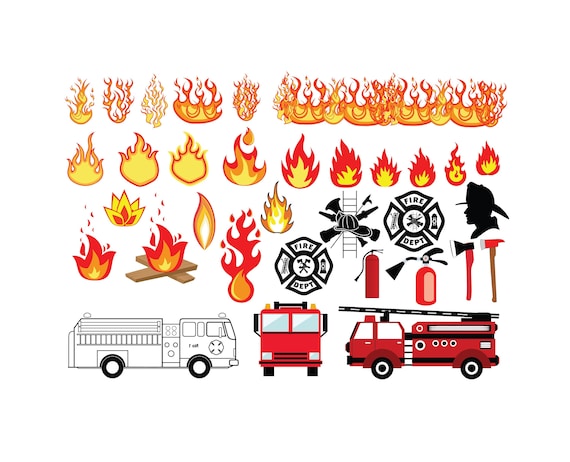 Download Fire And Flames Svg Bundle Fire And Flames Clipart Bundle Etsy