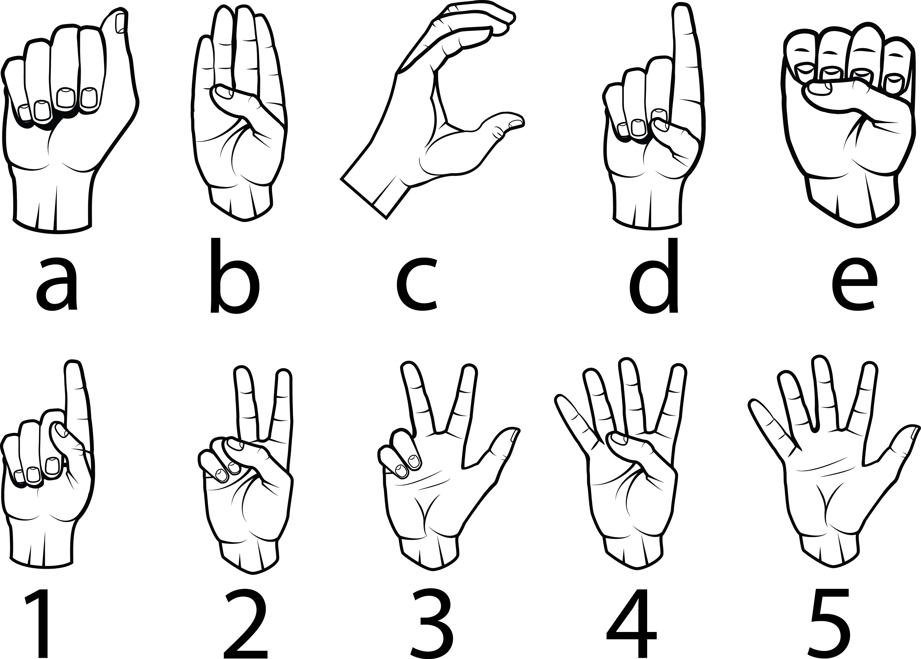 AMERICAN SIGN LANGUAGE Svg Fuente De Lengua De Signos Etsy M xico