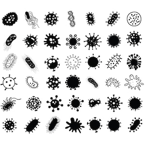 VIRUS SVG Bundle, Social DISTANCING SVG, Virus svg Dateien für Cricut, Quarantäne svg, Virusschnittdateien svg