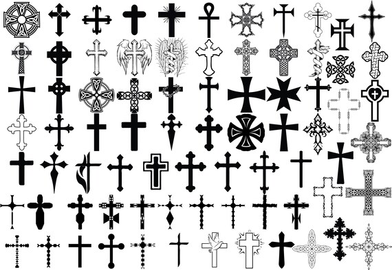 Big Vs Small Clipart Cross