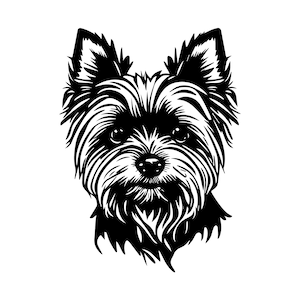 YORKSHIRE TERRIER SVG, Yorkshire Terrier Clipart, Yorkshire Terrier Svg Files For Cricut