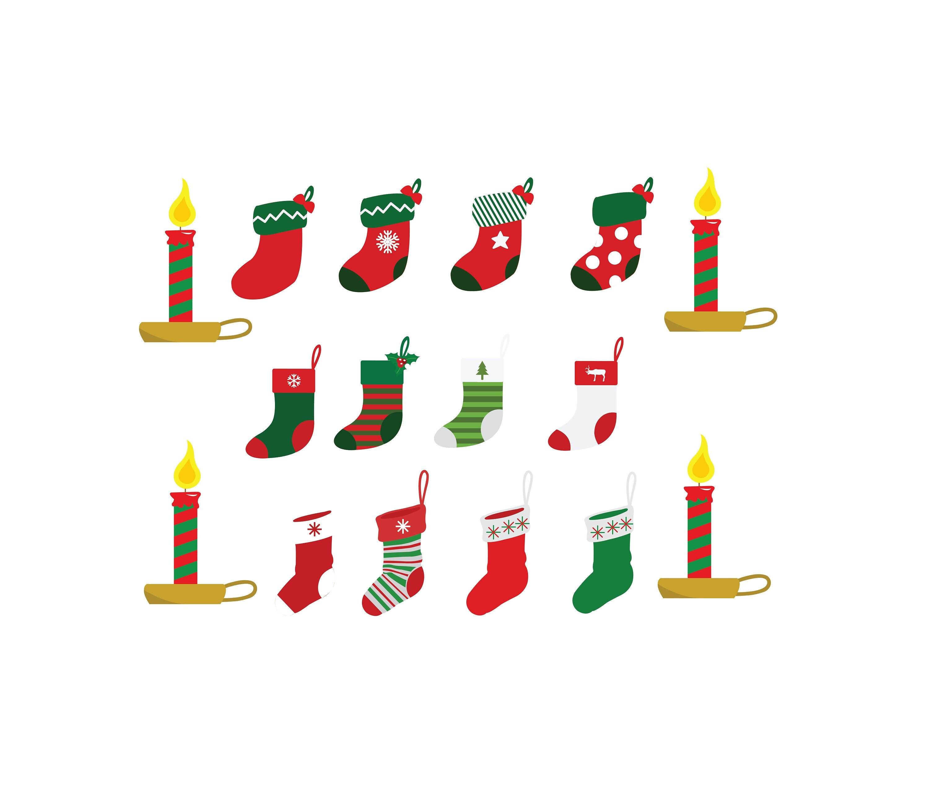 Download Christmas Stockings Svg Files Christmas Stockings Files For Etsy