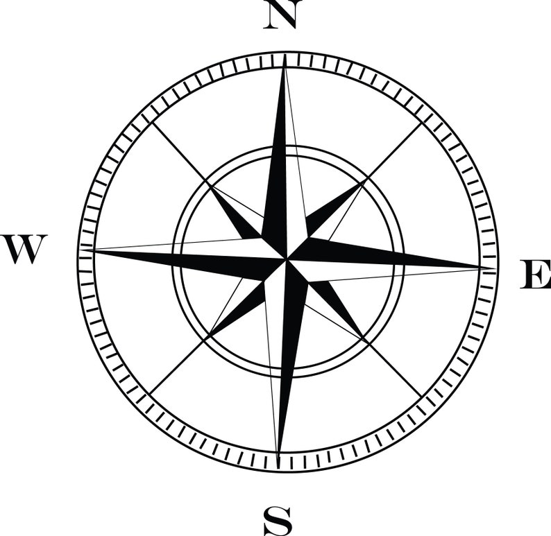Download Nautical Compass SVG SVG file Cut file Clip art Silhouette ...