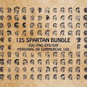 Casque de spartiate SVG, clipart casque de guerrier, fichiers Svg audacieux design spartiate pour Cricut, art de la bataille antique