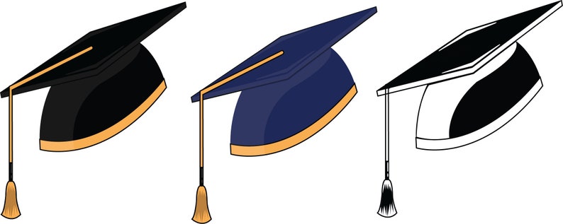 Download Graduation Cap Graduation Cap SVG SVG Cricut Silhouette | Etsy