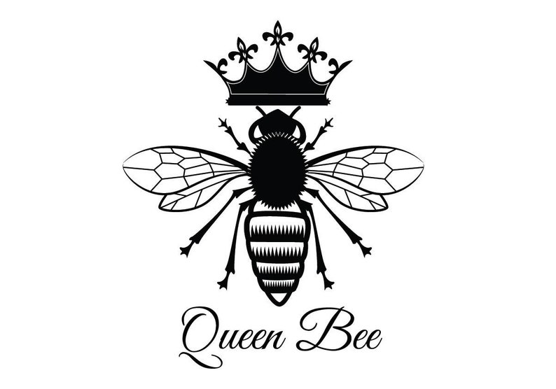 Download QUEEN BEE SVG Queen Bee Crown Svg Files Queen Bee Clipart | Etsy