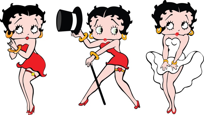 BETTY BOOP SVG Files Betty Boop Svg Files For Cricut Betty | Etsy