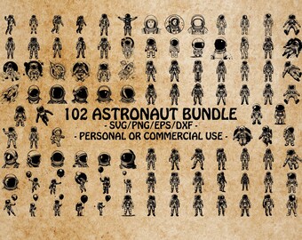 ASTRONAUT SUIT SVG, Space Explorer Clipart, Cosmic Travel Design Svg Files For Cricut, Astronaut Icon Art