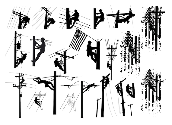 Download Lineman Svg Bundle Lineman Flag Svg Power Lineman Svg Etsy
