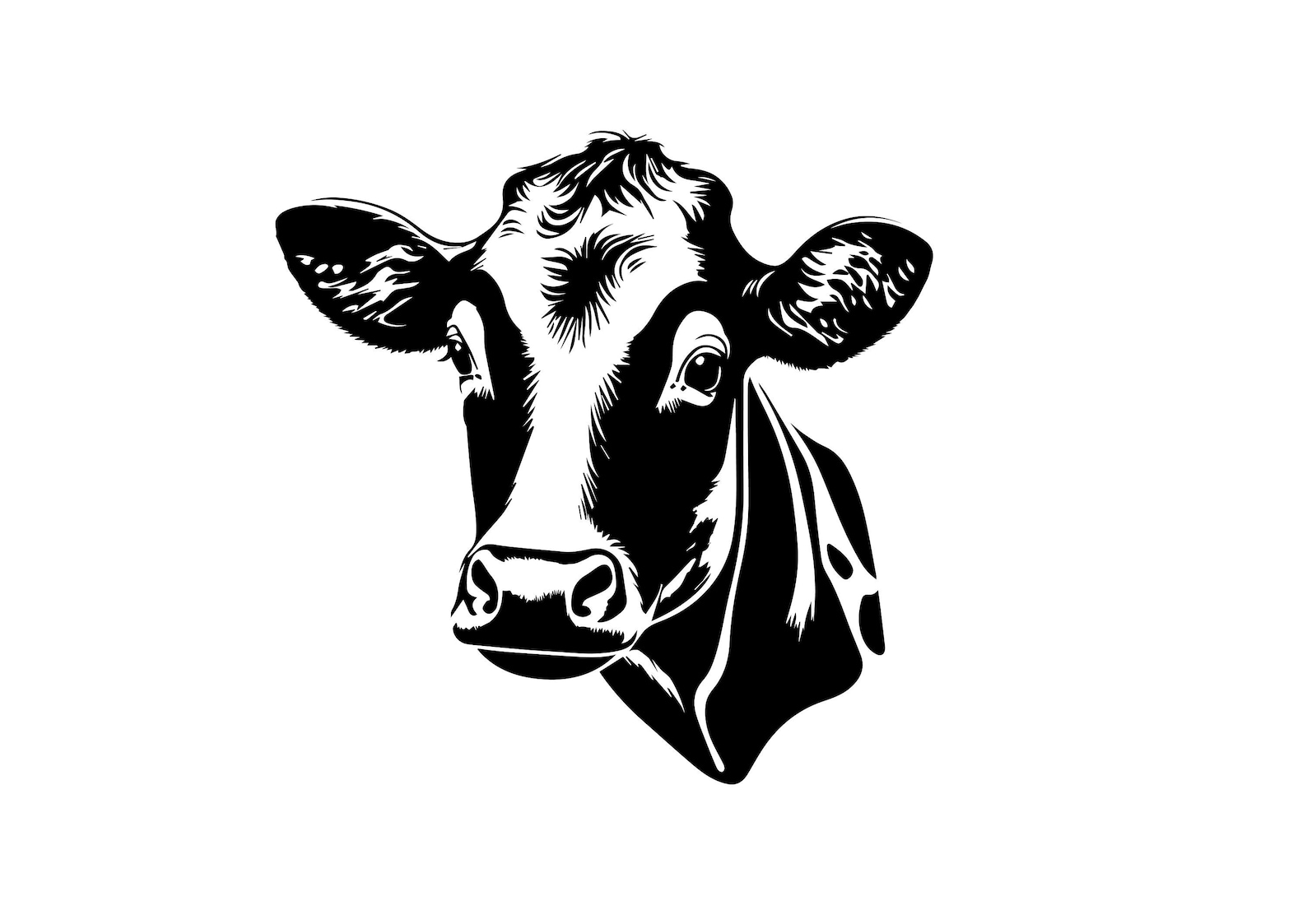 COW SVG COW Clipart Cow Head Svg File for Cricut Farm Life Etsy