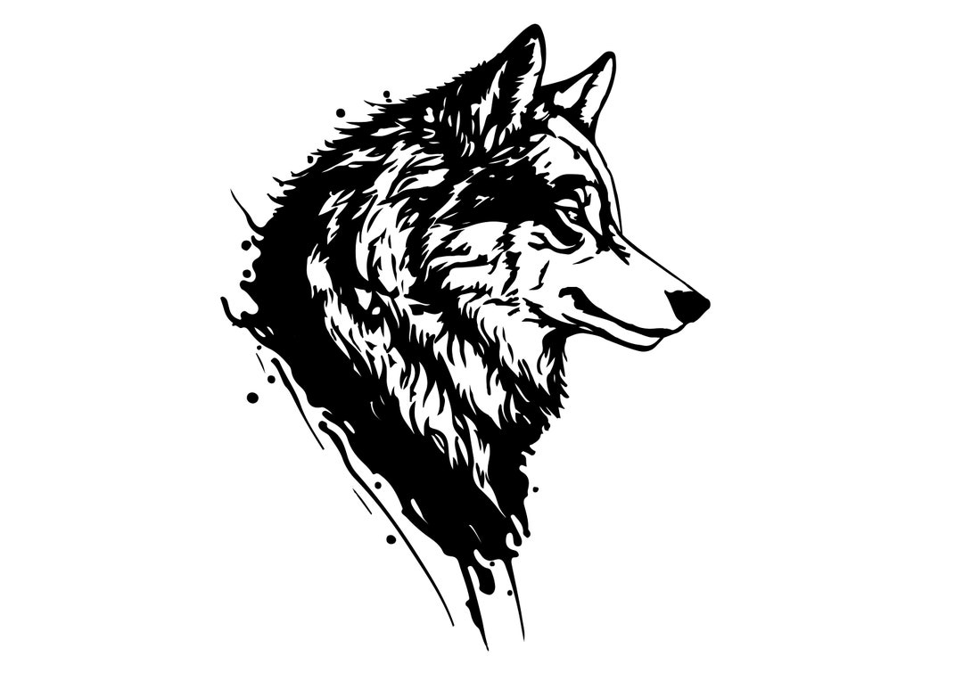 WOLF HEAD SVG, Wolf Clipart, Wolf Head Svg Cut File for Cricut, Wolf ...