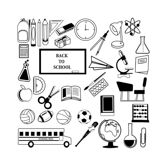 Download Free School Svg Bundle Svg Files Back To School Svg Cricut Etsy SVG Cut Files
