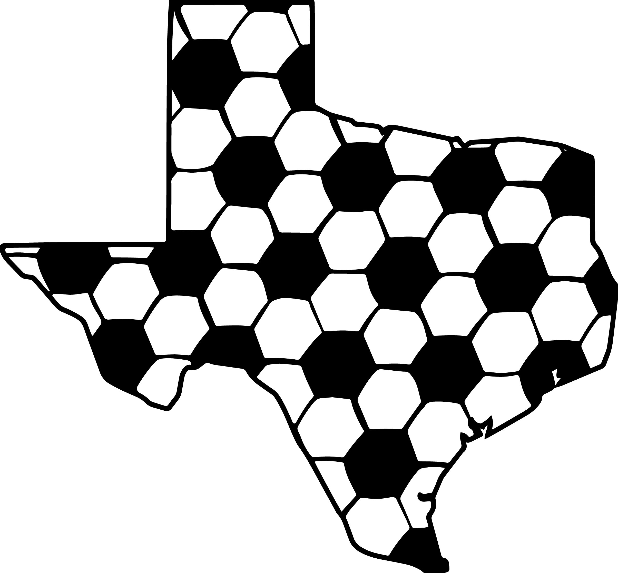 TEXAS FOOTBALL Map for Cricut Texas Sports Svg Files Texas Etsy