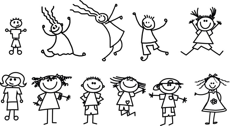 Free Free 345 Stick Family Svg Bundle SVG PNG EPS DXF File