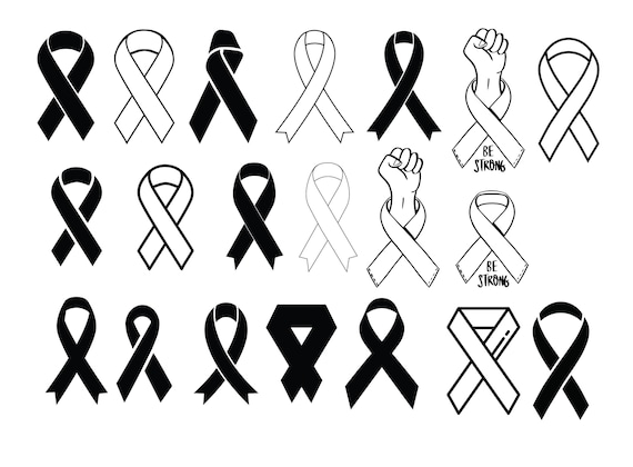 Download Awareness Ribbon Svg Awareness Ribbon Clipart Breast Cancer Etsy
