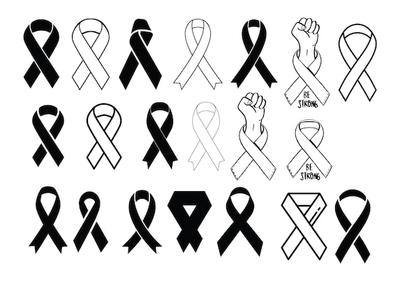 AWARENESS RIBBON SVG, Awareness Ribbon Clipart, Breast Cancer Svg, Cancer  Ribbon Svg files for Cricut