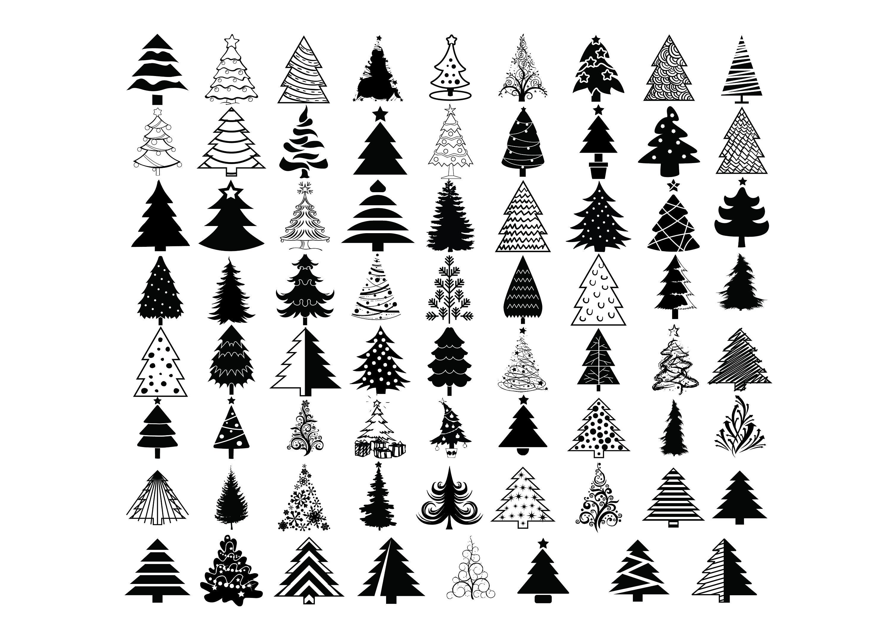 Download Christmas Tree Svg Christmas Svg Cut Files For Cricut Etsy