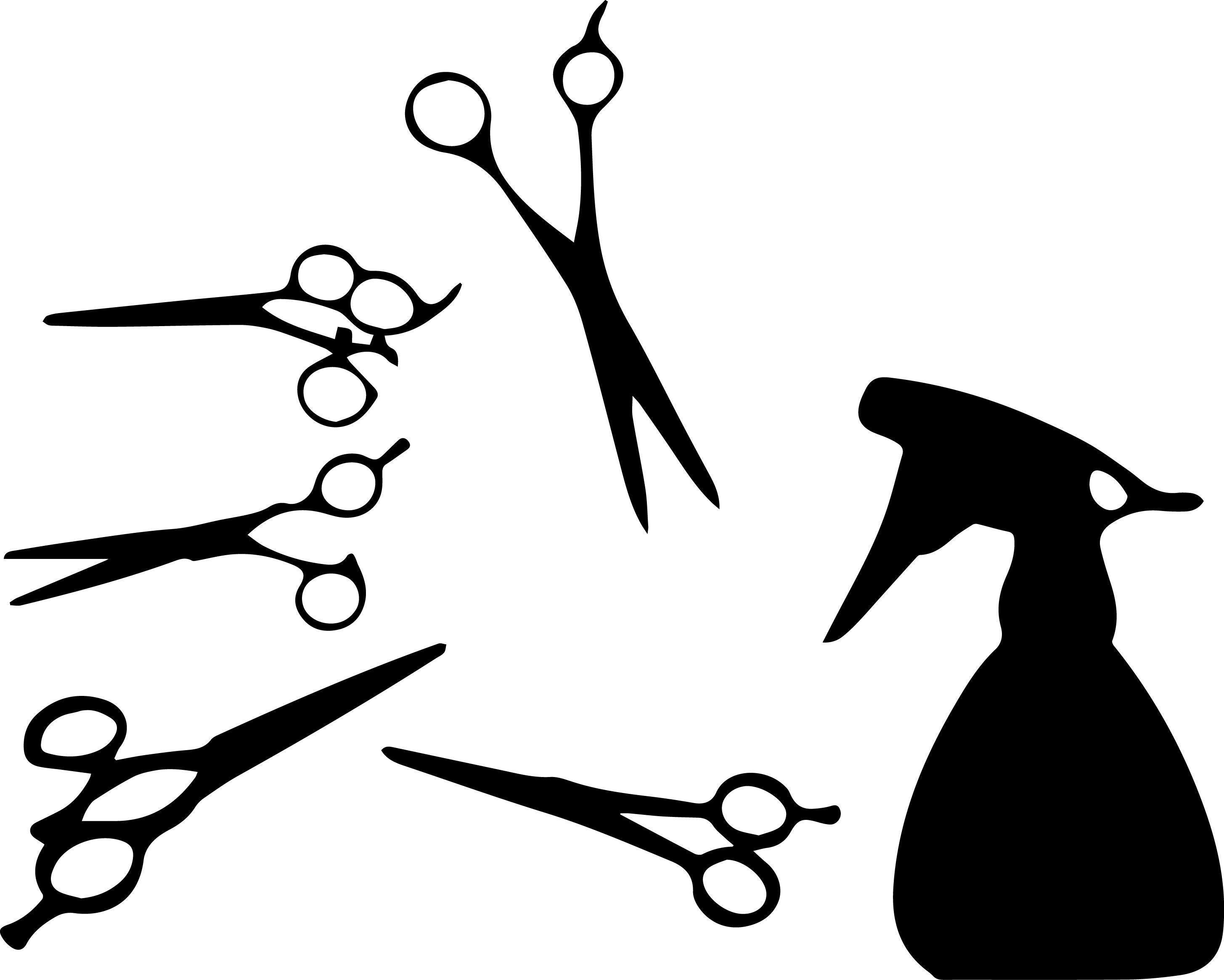 HAIRSTYLING ACCESSORIES SVG Bundle Hairstyling Accessories Etsy