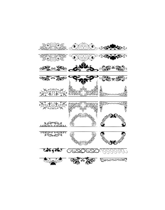 Download Free Divider Svg Svg Text Devider Svg Cricut Silhouette Cameo Etsy SVG Cut Files