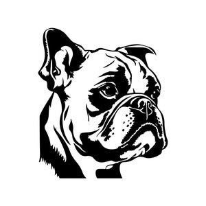 BULLDOG SVG, BULLDOG Clipart, Bulldog Svg Files For Cricut, Bulldog Silhouette Svg, Dog svg