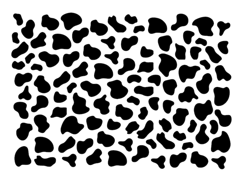 COW Pattern SVG COW Pattern Cut Files for Cricut Cow Etsy