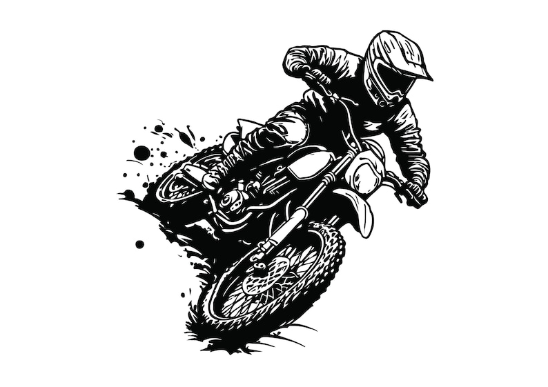 Grasstrack Rider Svg MOTOCROSS RIDER SVG, Motocross Rider Svg Files for Cricut, Motocross ...