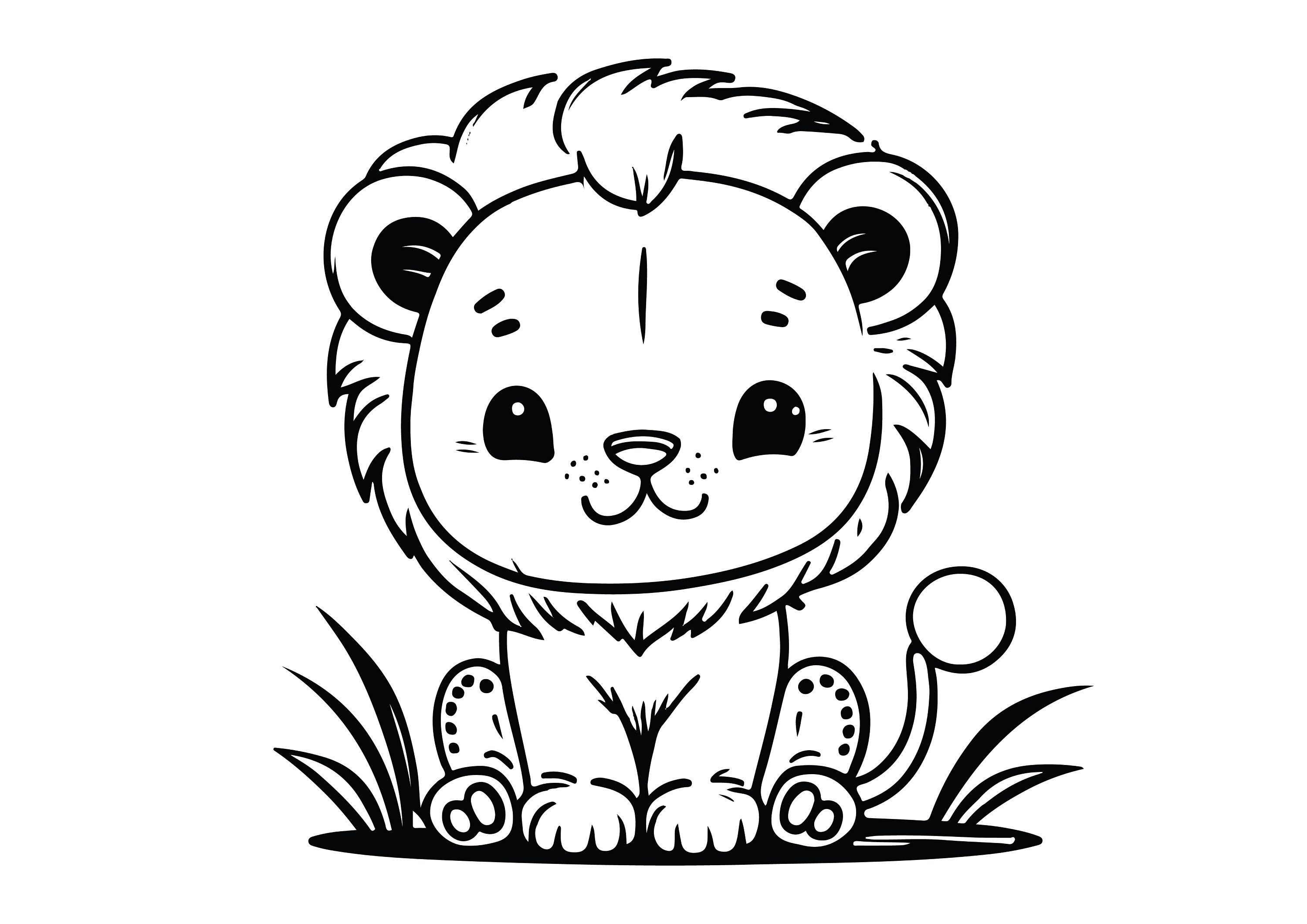 Lion Scout Coloring Pages