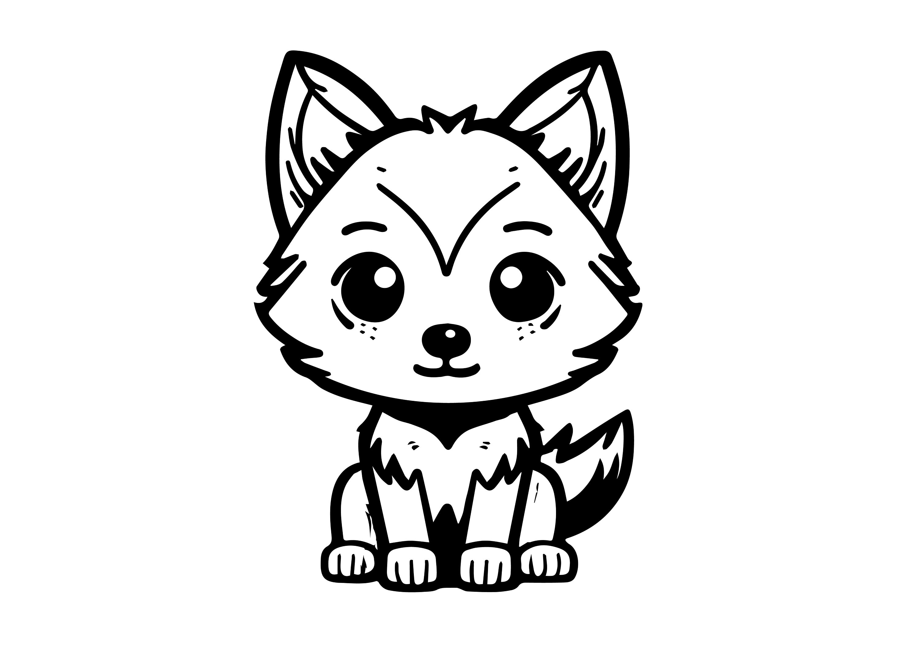 CUTE WOLF SVG Cute Wolf Svg Cute Wolf Clipart Cute Wolf Svg Etsy Canada