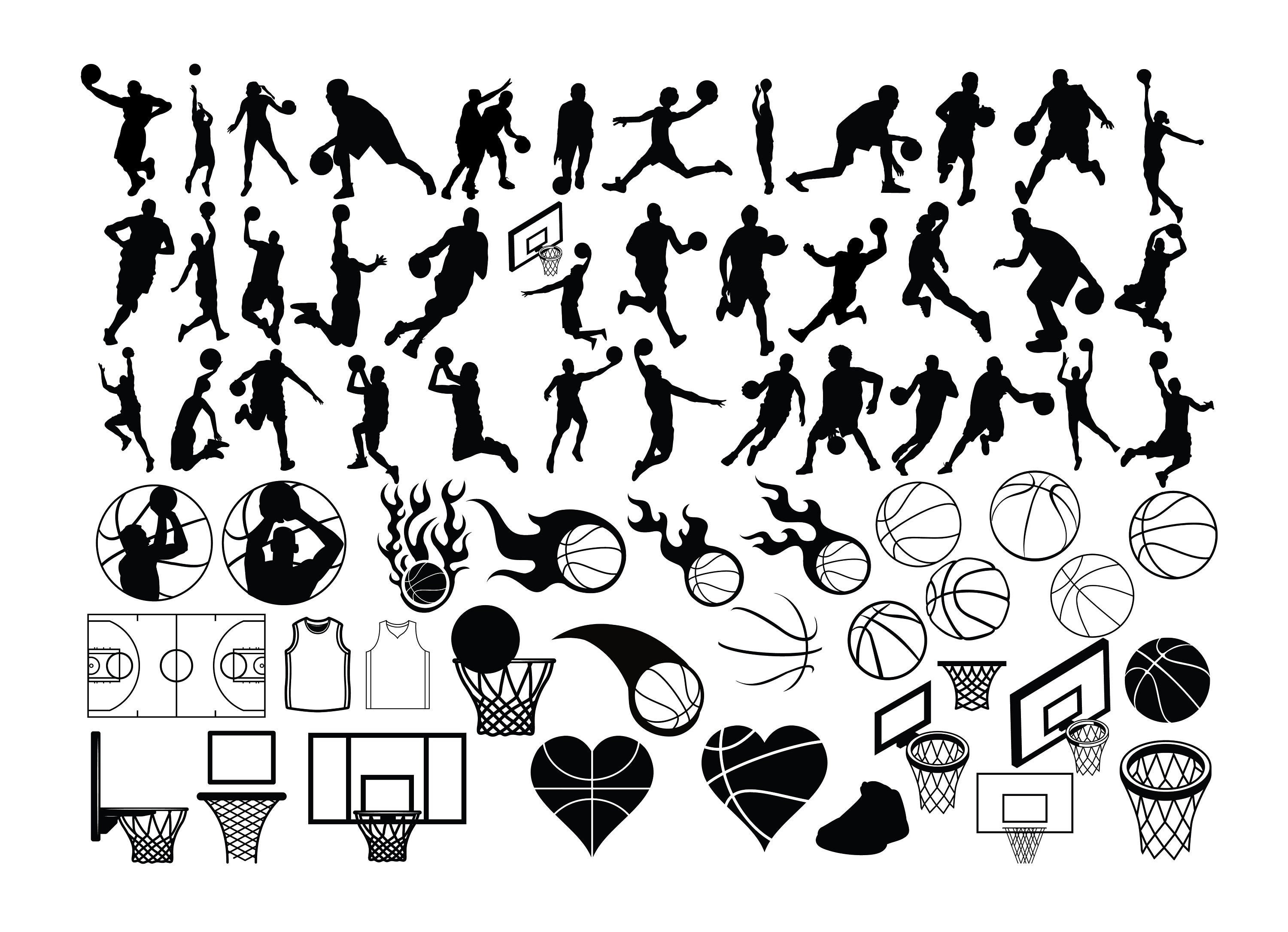 Basketball SVG, Basketball Clipart By Prismatic Profusions