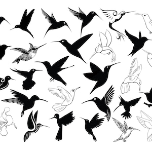 HUMMINGBIRD SVG, Hummingbird clipart, Hummingbird svg cut files for Cricut, hummingbird silhouette cut file