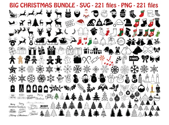 Download Christmas Svg Bundle Christmas Clipart Christmas Svg Files Etsy