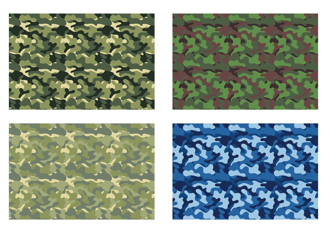 CAMOUFLAGE PATTERN SVG, Woodland Camo Svg, Military Camouflage Svg