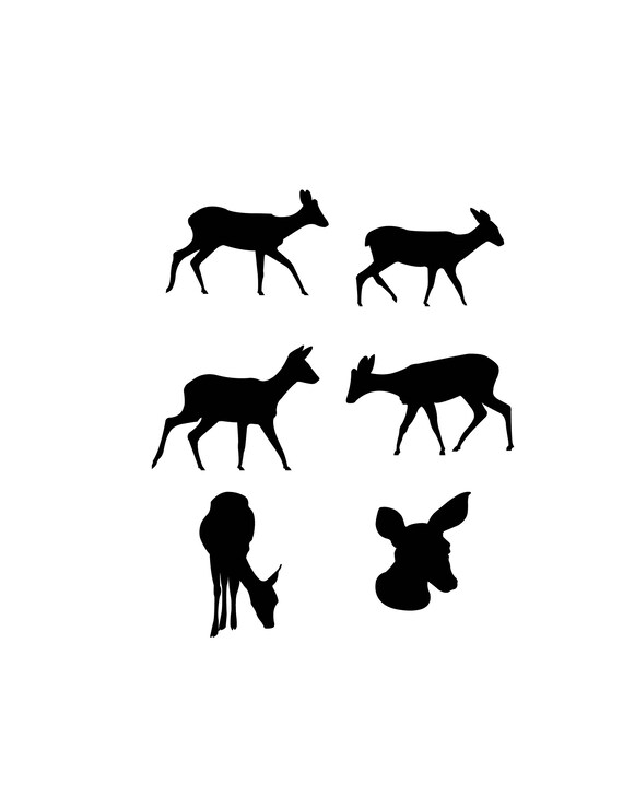 Deer SVG, SVG, Deer svg files, Silhouette Cameo, Cricut, ScanNCut, Deer clipart, Deer vector, Animal svg file, Deer Cut Files, Dxf, Png