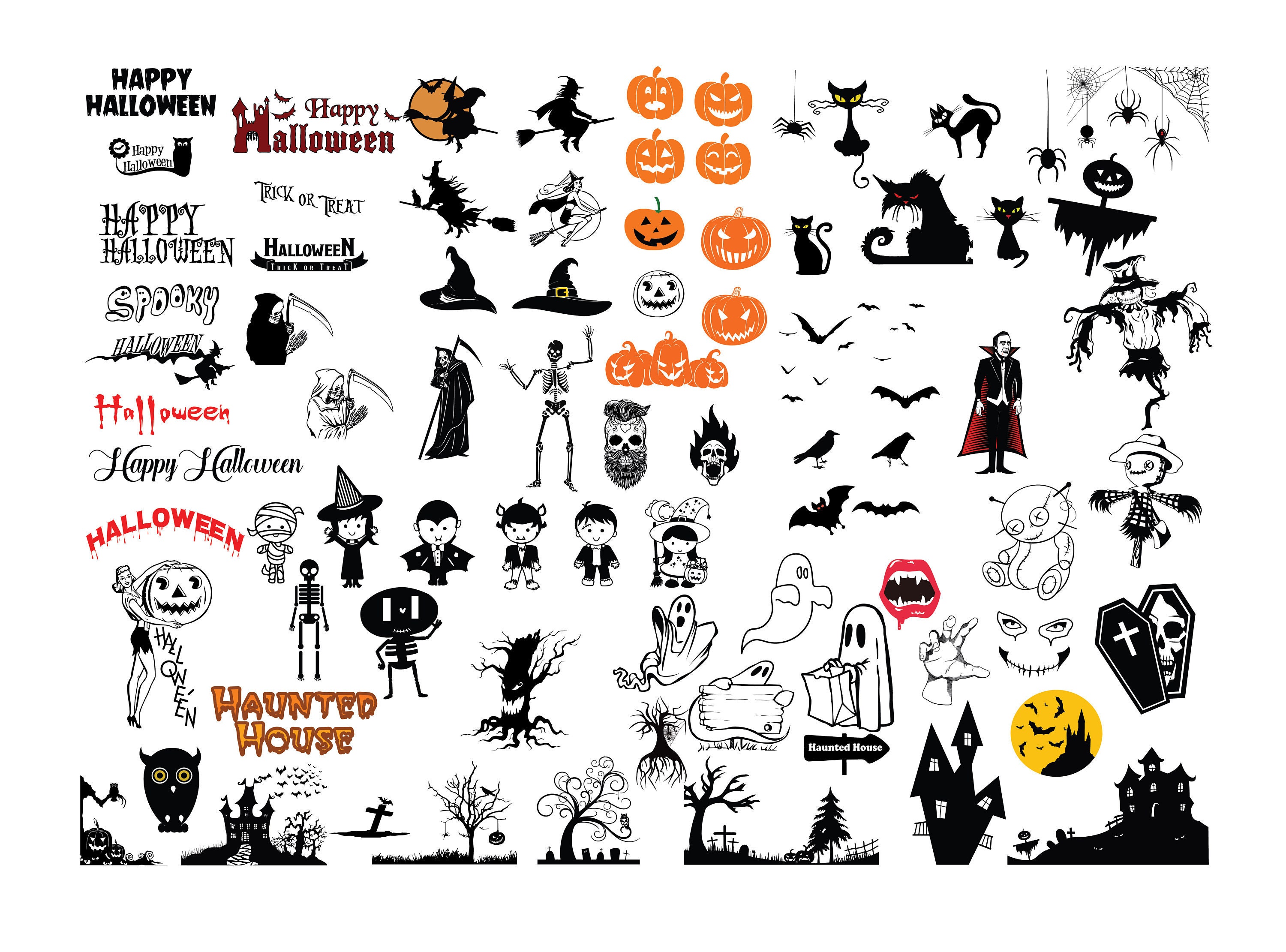 Moldes de bruxa para Halloween - Como fazer em casa  Halloween  silhouettes, Cat template, Halloween pictures