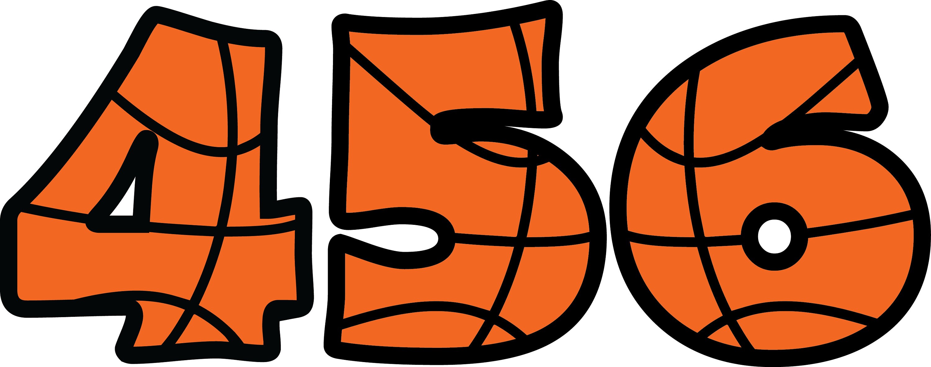 BASKETBALL ALPHABET SVG Files Basketball Alphabet Clipart Etsy