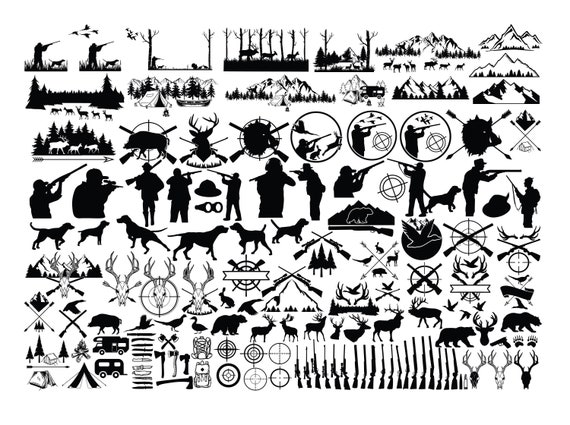 HUNTING SVG Bundle, Hunter SVG Cut Files, Deer Hunter svg, Pheasant Hunting Svg, Duck hunting svg