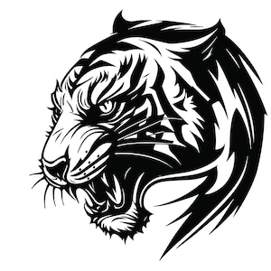 TIGER HEAD SVG, Tiger Head Svg, Tiger Clipart, Tiger Head Svg Cut File For Cricut, Tiger Face svg