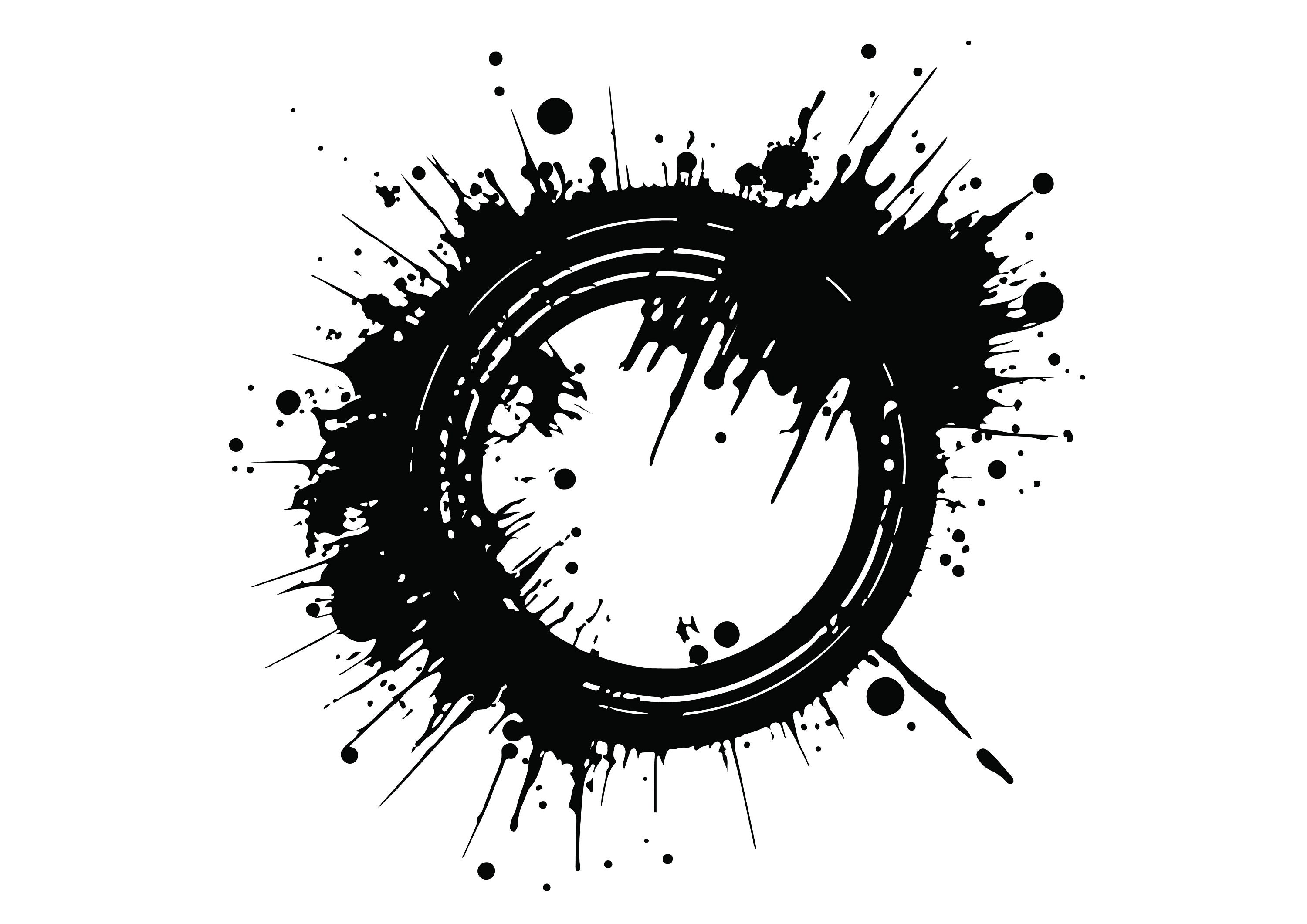 Fashion And Clothing Logos Paint Splatter