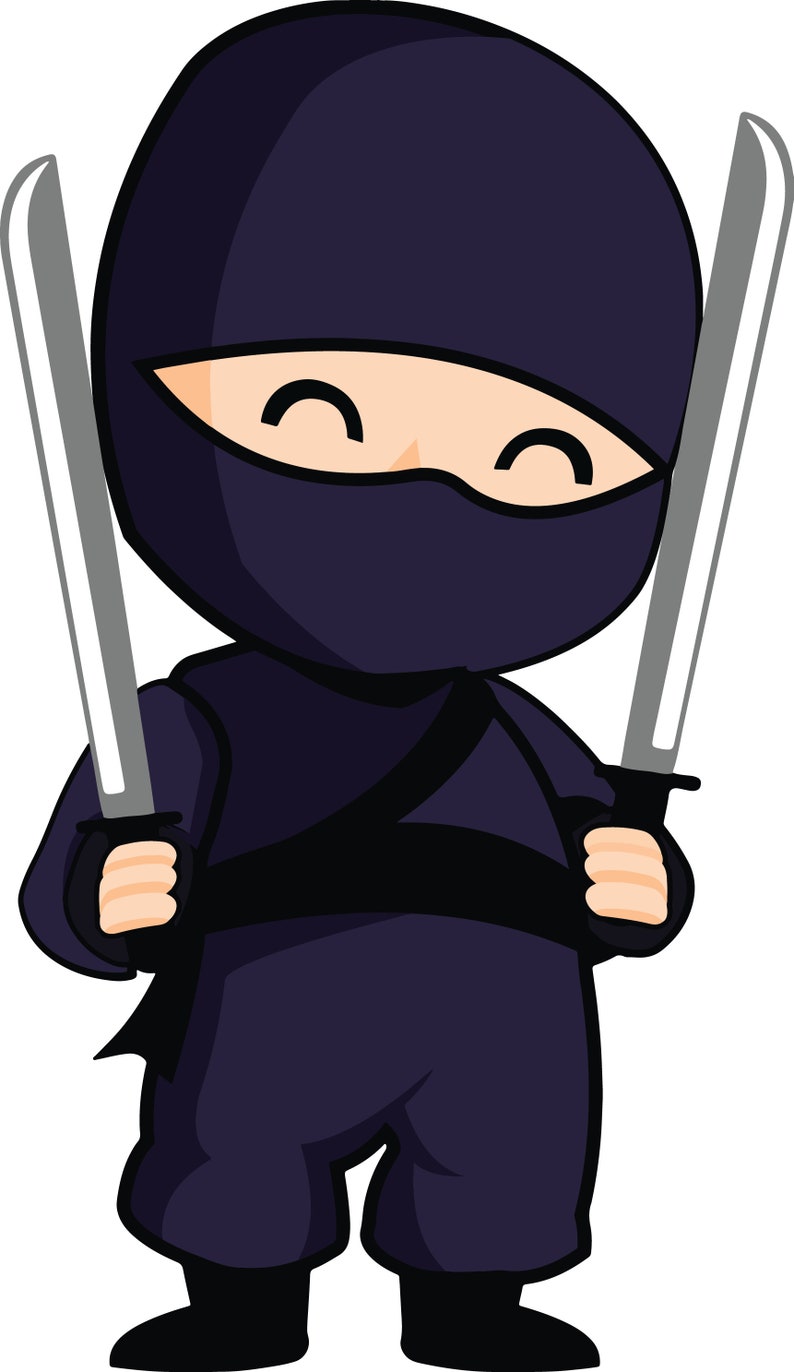 Download NINJA SVG FILES For Cricut Cute Ninja Clipart Files Ninja ...