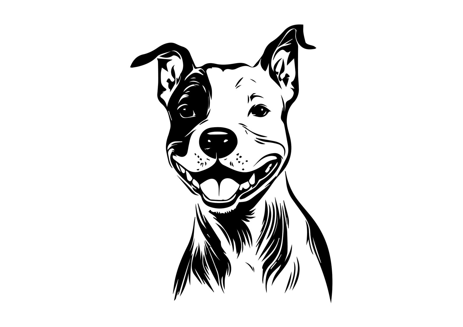AMSTAFF SVG AMSTAFF Clipart Amstaff Svg Files for Cricut Etsy